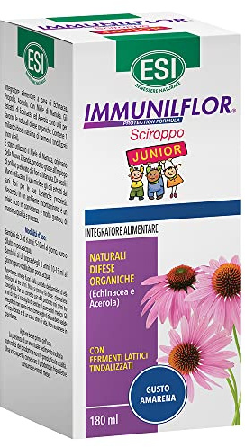 ESI Immunilflor Sciroppo Junior, Verde, 180 ml, Confezione da 1