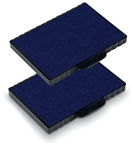 Trodat Ersatzkissen 6/511 für Professional 5211, 54110, 54510 blau | 2 Stück, wischfest, kein Verblassen - lichtecht, Abdruck rasch trocknend, dokumentenecht