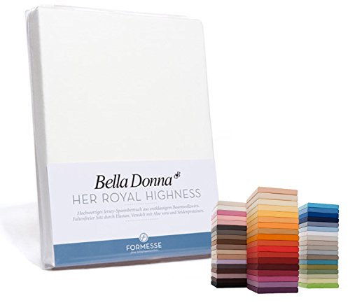 Formesse Jersey Spannbettlaken Bella Donna 90x190-100x220 cm 97% Baumwolle 0213 Anthrazit