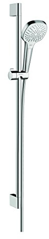 hansgrohe Croma Select E Duschset 0,90m, 3 Strahlarten, Weiß/Chrom