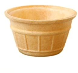 PJaspert Eiswaffeln | Waffelbecher Portionsbecher 29mm x Ø48mm Inhalt: 22ml 96 Stück