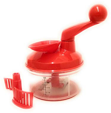 Tupperware Quick Chef Pro Système avec fouet et lame pour gagner du temps Rouge