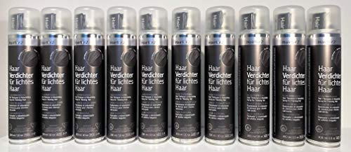 Vorratsangebot! 10 x Hairfor2 Haarverdichtungsspray 300ml (Mittelbraun)