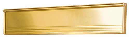 Exitex Internal Letterbox with Flap – Gold Coloured | Draft Excluder for Letterboxes | Door Seal with Internal Flap Cover | Easy Fit | Stylish Gold Finish