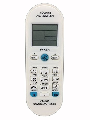 Telecomando universale aria condizionata climatizzatore condizionatore split inverter con 6000 codici, compatibile con oltre 13000 modelli