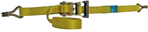 PONSA ERGONÓMICO. Cinta trincaje con tensor -Ratchet - Carraca - con GANCHO ABIERTO para cargas pesadas. Longitud 8,5m. (0,5m ratchet + 8m cinta). LC2500 daN - STF 320 daN