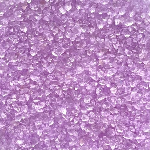 Eurosand GLASNUGGETS 2-4mm. 5 kg. Kleine Glassteine 5000 g in Flieder -82