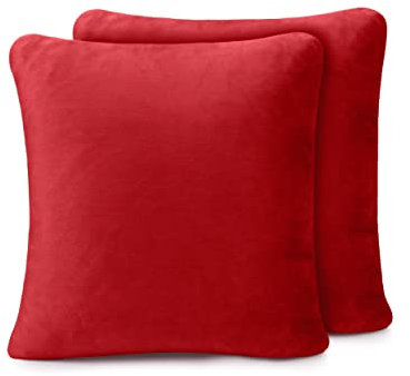 Amago - Kissenbezug 2er Set, Cashmere-Feeling, 50 x 50 cm - Rot