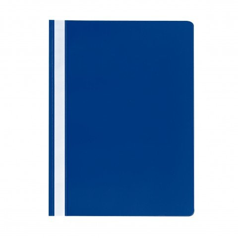 25 Schnellhefter A4 nter Vorderdeckel Kunststoff PP Sichthefter Schul & Office Hefter verschidene Farben zur Auswahl (25 er Pack, blau)