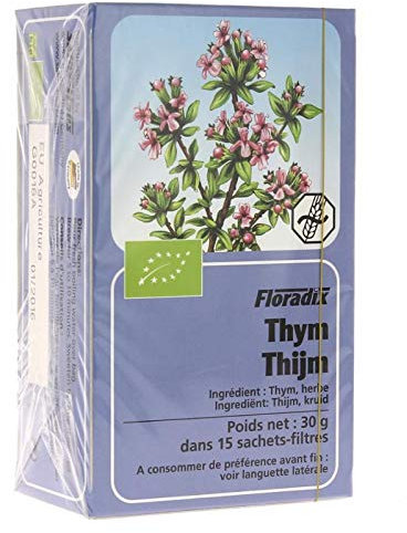 Floradix Thyme Herbal Tea 15 Bag (Pack of 4)
