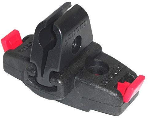 KLICKfix Zubehör Satteladapter mit Seilschlosshalter, One Size, Schwarz, 0500