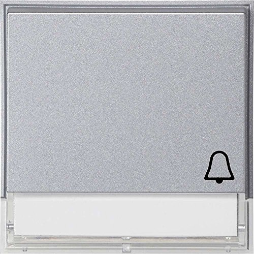 Gira 067365 Wippe Symbol Klingel Beschriftungsfeld Gira TX_44 (WG UP), alu