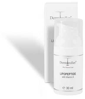 Dermaroller, New Natural Line Lipopeptide Night Cream Hyaluronic Acid Vitamin A and Shea Butter Combine to Moisturize and Repair Tired Stressed Skin Helps to Reduce Fine Wrinkles oz, 1.01 Ounce