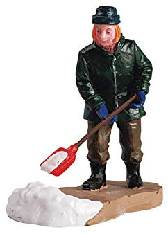 Lemax Villaggio di Natale che sgombra un sentiero - 52049