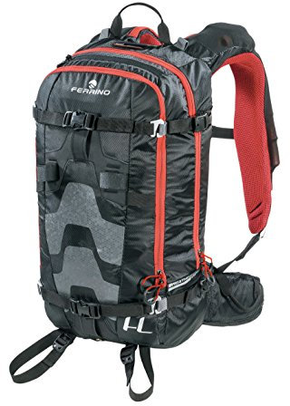 Ferrino Breathe Safe Zaino Antivalanga, Nero Rosso, 25 LT
