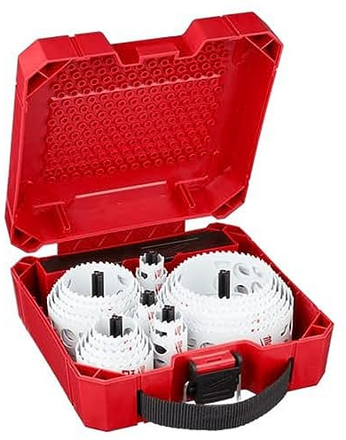 Milwaukee 49-22-4185 All Purpose Professional Ice Hardened Hole Saw Kit 28 Piece