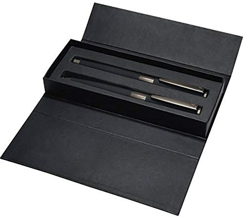 Senator S-066206104502 Schreibset Image Black Line, Rollerball und Kugelschreiber, blau