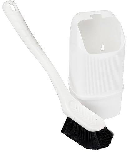 Klobürste WC Bürste klein Toilettenbürste Mini Toilette Kunststoff weiß Set