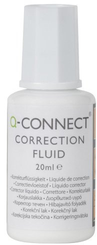 Correction Liquid A-CONNECT Brush Applicator 20ml / Writing And Correction Products/Type-Brush/Colour-White/Capacity (ml)-20 / Size-20ml