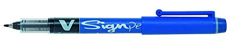 PILOT 134678 fiberpenna V-skylt Pen, blå,