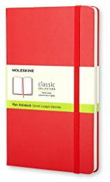 Moleskine Pocket Plain Notebook Red