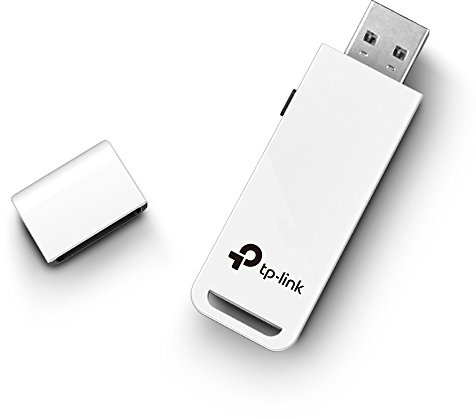 TP-LINK TL-WN727N adaptador y tarjeta de red WLAN 150 Mbit/s - Accesorio de red (Inalámbrico, USB, WLAN, 150 Mbit/s, Negro, Blanco)