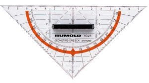Rumold Geo-Dreieck 16cm Acryl mit abnehmbaren Griff