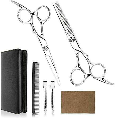 5.5 Professionnel Coiffure Ciseaux Effiler Ciseaux Coiffeur Ensemble Ynr