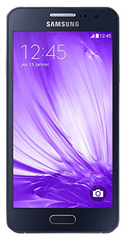 Samsung Galaxy A3 Téléphone portable débloqué 4G (Ecran: 4,5 pouces - 16 Go - Simple SIM - Android 4.4 KitKat) Noir