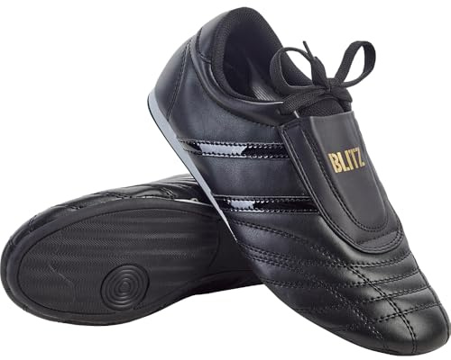 Blitz Martial Arts Training Shoes - Black/Black - UK 7