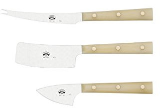 Coltellerie Berti La Cerimonia Dei Formaggi Set 3 Coltelli Bianco
