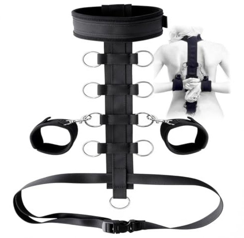 OnundOn Ataduras Sexo Set Cama Extrema Esposas Sexo Cama y Collar BDSM para Bondage Set Sexspielzeug para Parejas Sexo Extremo BDSMS Juguete Duro
