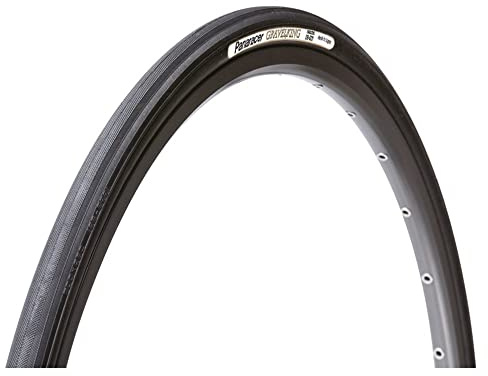 Panaracer GravelKing Slick - Neumático Plegable (700 x 28 c), Color Negro