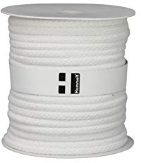 Hummelt® SilverLine-Rope Baumwollseil Baumwollkordel (H) 8mm 40m weiß auf Rolle