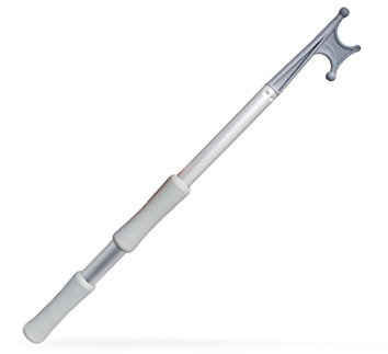 Sprenger Teleskop Bootshaken aus eloxiertem Aluminium I kompakt, arretierbar und ausziehbar, 60 – 100 cm, Ø 30 mm I schwimmfähig und seewasserbeständig