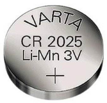 1 PILE MARQUE VARTA CR2025 LITHIUM 3V