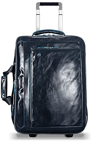 Piquadro Laptop Rollkoffer, 51 cm, 38 L, Blau
