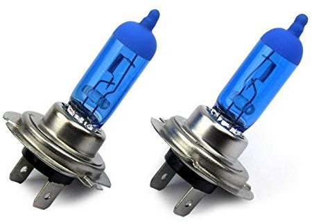 INION 2x Stück H7 12V 55W PX26D Halogen BLAU Birne Xenon Look Leuchten Lampe Halogen Lampen Glühlampen Super White Autolampen