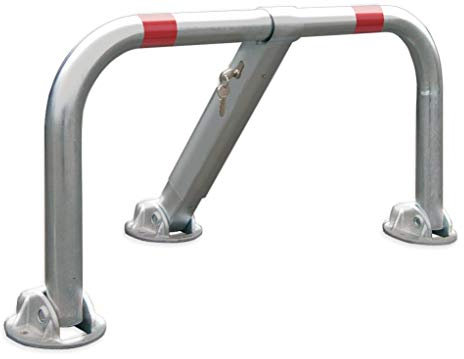 ARCO SRL 3-Fuß-Standard-Parkbügel - Parkplatzsperre, umlegbar mit Zylinderschloß, ARS480