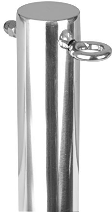 Primrose 13.1 / 4m Stainless Steel Shade Sail Pole with Eyebolts - 4 Sections