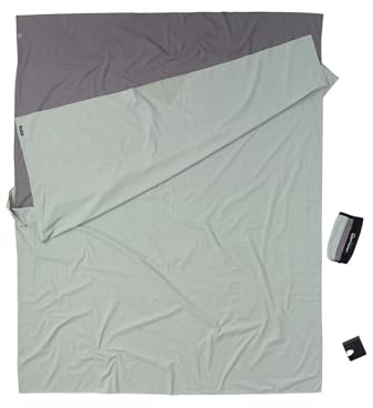 Cocoon CD44/14 Reisesteppdecke Unisex - Erwachsene, Grau, 220 x 180 cm