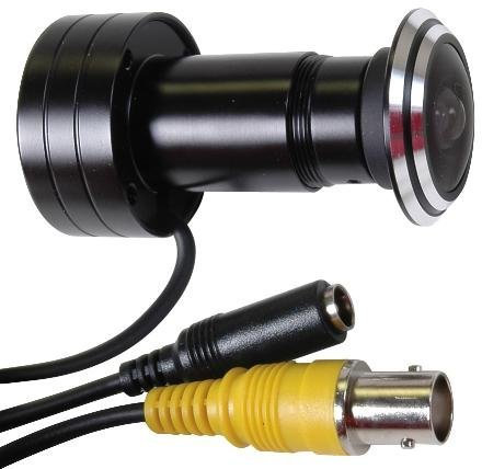 DF1 - HIGH RESOLUTION DOOR ''PEEPHOLE'' SECURITY CCTV CAMERA 550TVL WITH 1.78MM LENS 12VDC