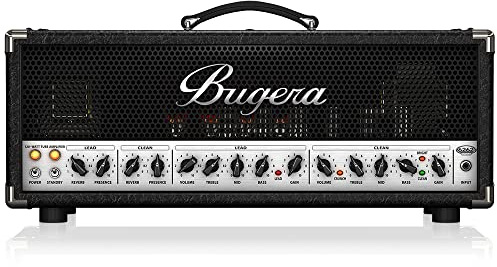 Bugera 6262 INFINIUM Ultimate Rock Tone 120-Watt 2-Kanal-Röhrenverstärker Topteil mit Reverb und INFINIUM Tube Life Multiplier