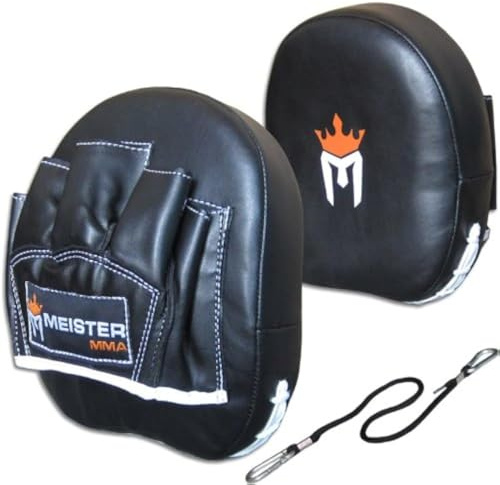 Meister Guanti Paracolpi con Sagoma Imbottita (Coppia) per MMA & Boxe - Nero