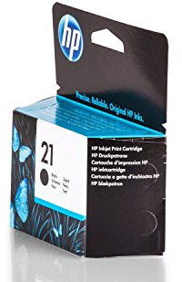 HP 21 Black Original Ink Cartridge, C9351AE#UUQ