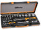 Beta 902A/C22 - Coffret métallique comprenant 7 douilles 6 pans, 28 embouts, 1 porte-embouts à poignée en T avec cliquet réversible et 1 accessoire