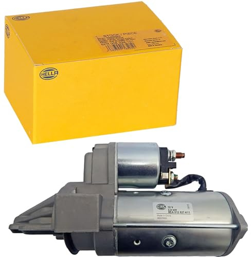 HELLA 8EA 012 527-611 Starter/Anlasser - 12V - 2kW | Kompatibel mit: CITROËN JUMPER II Bus, JUMPER II Kasten, JUMPER II Pritsche/Fahrgestell, FIAT DUCATO Bus, DUCATO Kasten