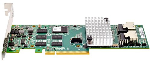 SilverStone SST-ECS01 - PCI-E Express Card Gen 2.0, x8 SAS/SATA (6Gb/s) Ports Controller LSISAS2108, support low profile, RAID 0,1,5,6,10,50,60
