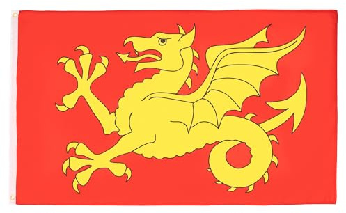 AZ FLAG Drapeau Royaume anglais du Wessex 519-927 150x90 cm 2 Œillets | Usage intérieur et extérieur Drapeau décoratif de du Wessex coutures doubles et bords renforcés avec œillets métalliques
