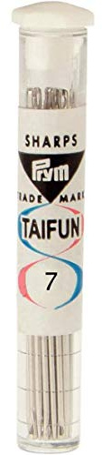 Prym 122207 Nähnadeln lang Taifun ST 7 0,70 x 38 mm silberfarbig